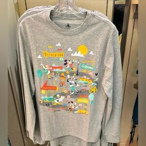 Disney Parks Disneyland Resort Play In the Park Long Sleeve Shirt Adult Large